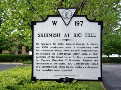Skirmish at Rio Hill Marker image. Click for full size.