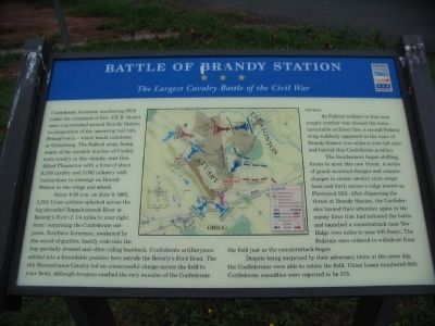 The Restored Brandy Station Marker image. Click for full size.