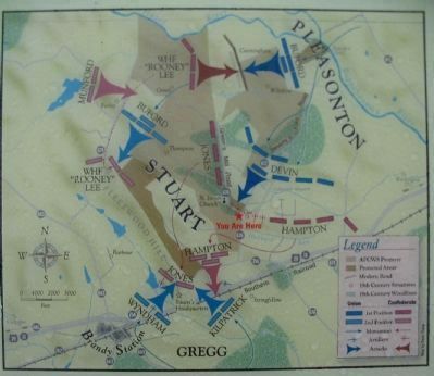 Map of the Battle of Brandy Station image. Click for full size.