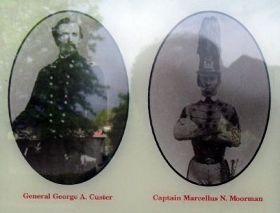 General George A, Custer and Captain Marcellus N. Moorman image. Click for full size.