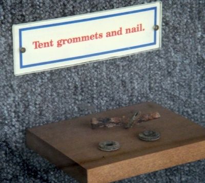 Tent Grommets and Nail image. Click for full size.