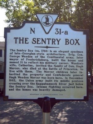 The Sentry Box Marker image. Click for full size.