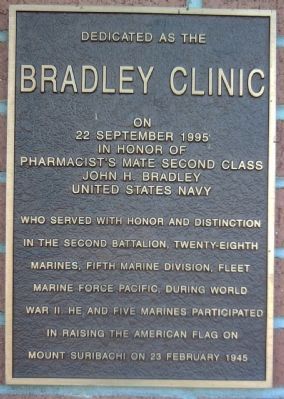 Bradley Clinic Marker image. Click for full size.