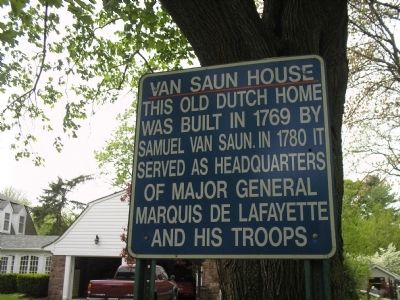 Van Saun House Marker image. Click for full size.