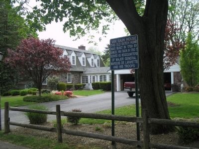 Marker on Laauwe Avenue image. Click for full size.