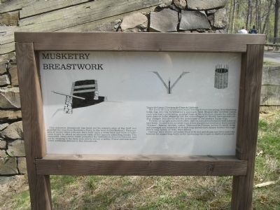 Musketry Breastwork Marker image. Click for full size.