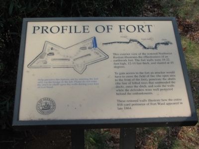 Profile of Fort Marker image. Click for full size.