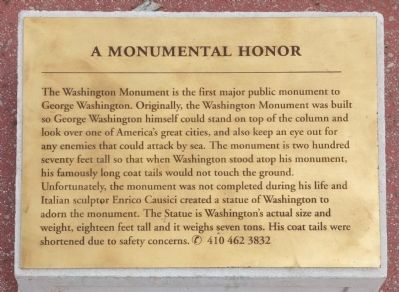 A Monumental Honor Marker image. Click for full size.