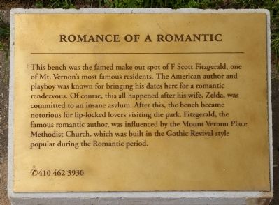 Romance of a Romantic Marker. Click for full size. Romance of a Romantic Marker image. Click for full size.
