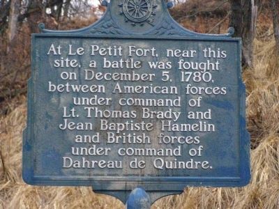 Le Petit Fort Marker. Click for full size. Le Petit Fort Marker image. Click for full size.