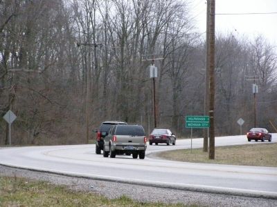 Dunes Highway east bound approach towards SR 49. Click for full size. Dunes Highway east bound approach towards SR 49 image. Click for full size.