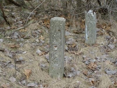 Historic Right-of-Way markers. Click for full size. Historic Right-of-Way markers image. Click for full size.