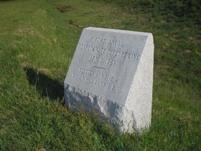 Fort Gregg Marker image. Click for full size.