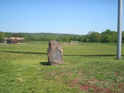Marker in Bound Brook Park. Click for full size. Marker in Bound Brook Park image. Click for full size.