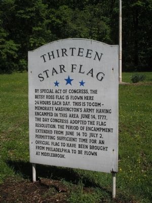Thirteen Star Flag Marker image. Click for full size.