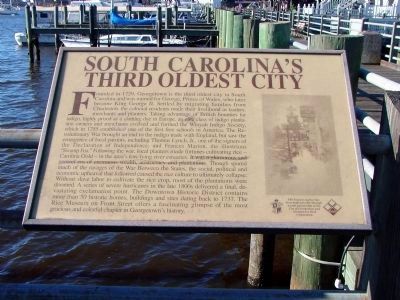 South Carolina’s Third Oldest City Marker image. Click for full size.