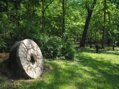 Mill Stone at Washington's Camp Ground image. Click for full size.
