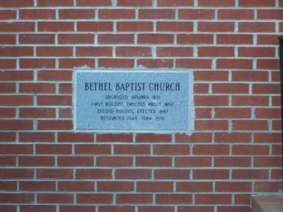 Bethel Baptist Church. Click for full size. Bethel Baptist Church image. Click for full size.