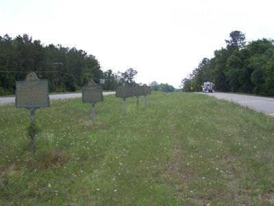 Jacksonboro Marker, looking South image. Click for full size.