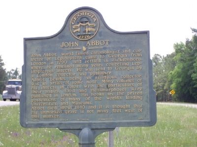John Abbot Marker. Click for full size. John Abbot Marker image. Click for full size.