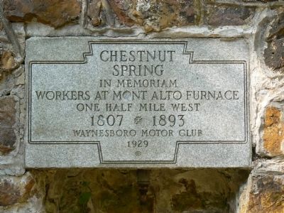 Chestnut Spring Marker image. Click for full size.