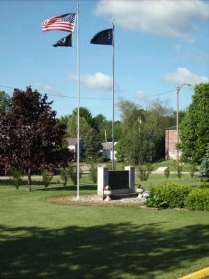 Veedersburg - VanBuren Township War Memorial Marker image. Click for full size.