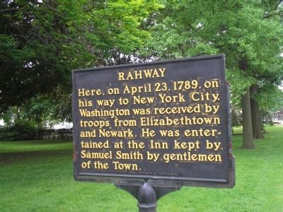 Rahway Marker. Click for full size. Rahway Marker image. Click for full size.