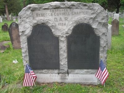 Grave of Abraham & Sarah Clark. Click for full size. Grave of Abraham & Sarah Clark image. Click for full size.