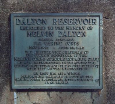 Dalton Reservoir Marker image. Click for full size.