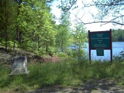Dalton Reservoir Marker. Click for full size. Dalton Reservoir Marker image. Click for full size.