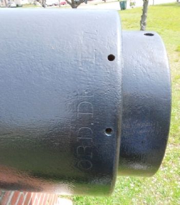 View of cannon from left. Click for full size. View of cannon from left image. Click for full size.