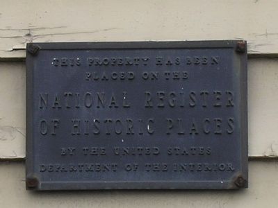 Marker at Merchants and Drovers Tavern. Click for full size. Marker at Merchants and Drovers Tavern image. Click for full size.