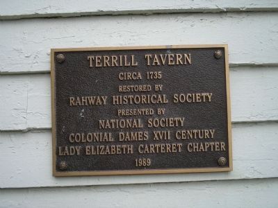 Terrill Tavern Marker image. Click for full size.