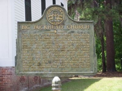 Big Buckhead Church Marker image. Click for full size.