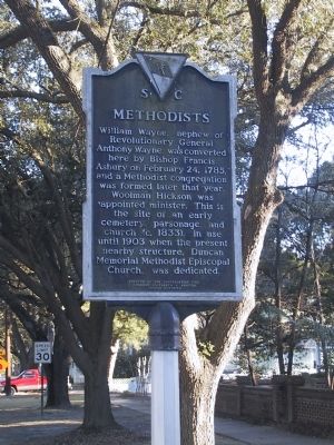 Methodists Marker image. Click for full size.