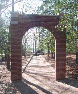 Entrance to Slave Burial Ground. Click for full size. Entrance to Slave Burial Ground image. Click for full size.