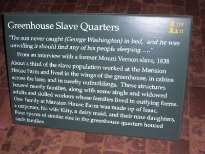 Greenhouse Slave Quarters. Click for full size. Greenhouse Slave Quarters image. Click for full size.