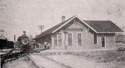 "Bee Line" (Big 4) Railroad Depot image. Click for full size.