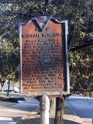 Winyah Schools Marker image. Click for full size.