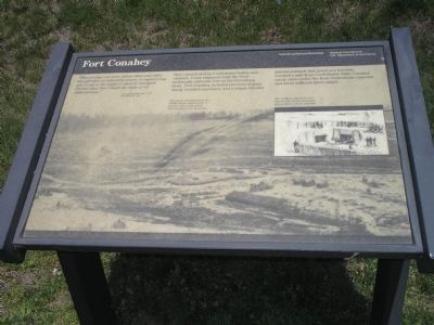Fort Conahey Marker. Click for full size. Fort Conahey Marker image. Click for full size.