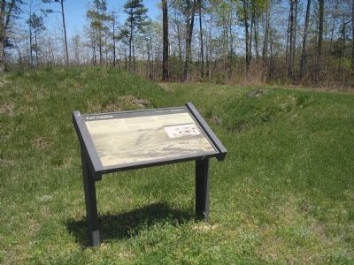 Marker in Petersburg National Battlefield. Click for full size. Marker in Petersburg National Battlefield image. Click for full size.