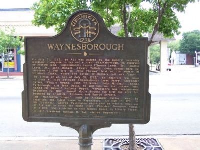 Waynesborough Marker. Click for full size. Waynesborough Marker image. Click for full size.
