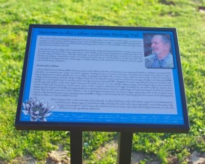 Luther Goldman Birding Trail Marker image. Click for full size.