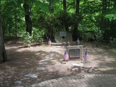 Marker in Baylor Massacre Park image. Click for full size.