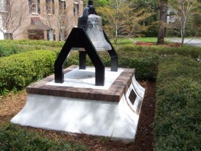 Bell, as mentioned on Marker, Found at present church in Walterboro image. Click for full size.