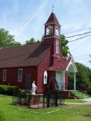 St. James Church with Marker. Click for full size. St. James Church with Marker image. Click for full size.