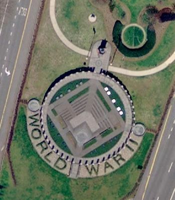 Maryland World War II Memorial image. Click for full size.