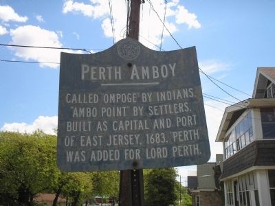 Perth Amboy Marker image. Click for full size.
