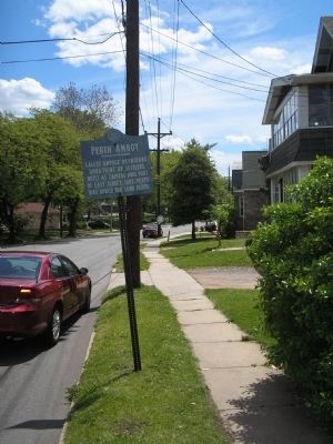 Marker on New Brunswick Avenue image. Click for full size.