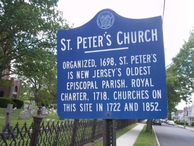 St. Peters Church Marker image. Click for full size.